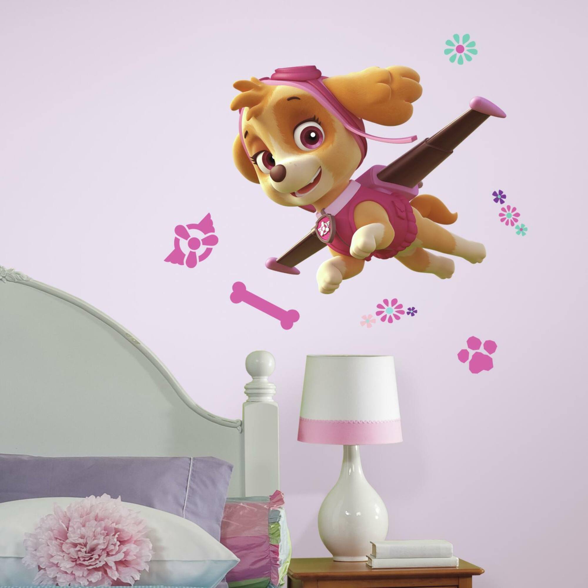 RoomMates Paw Patrol Skye Peel & Stick Giant Wall Decals